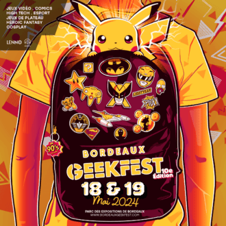 Affiche du Bordeaux Geekfest 2024