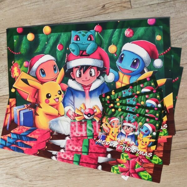 Poster Pokémon Christmas A3 - 8962